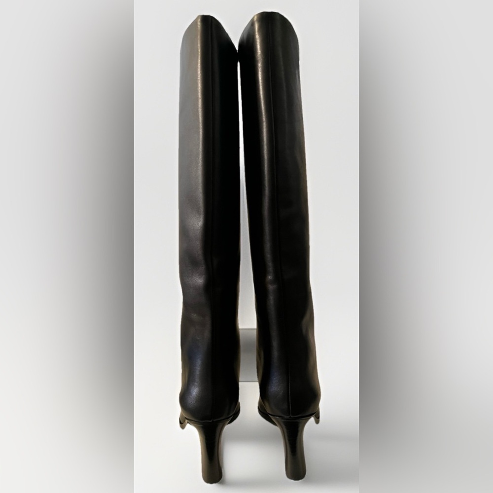 Massimo Dutti Women’s Leather Boots 1003/650 Black Size 37 EU / 6 US - Picture 4 of 6